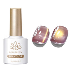 Glass Cat Magnetic Gel MY45 Violet Haze 10ml Gel Nail Polish BORN PRETTY 