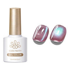 Glass Cat Magnetic Gel MY46 Hyacinth 10ml Gel Nail Polish BORN PRETTY 