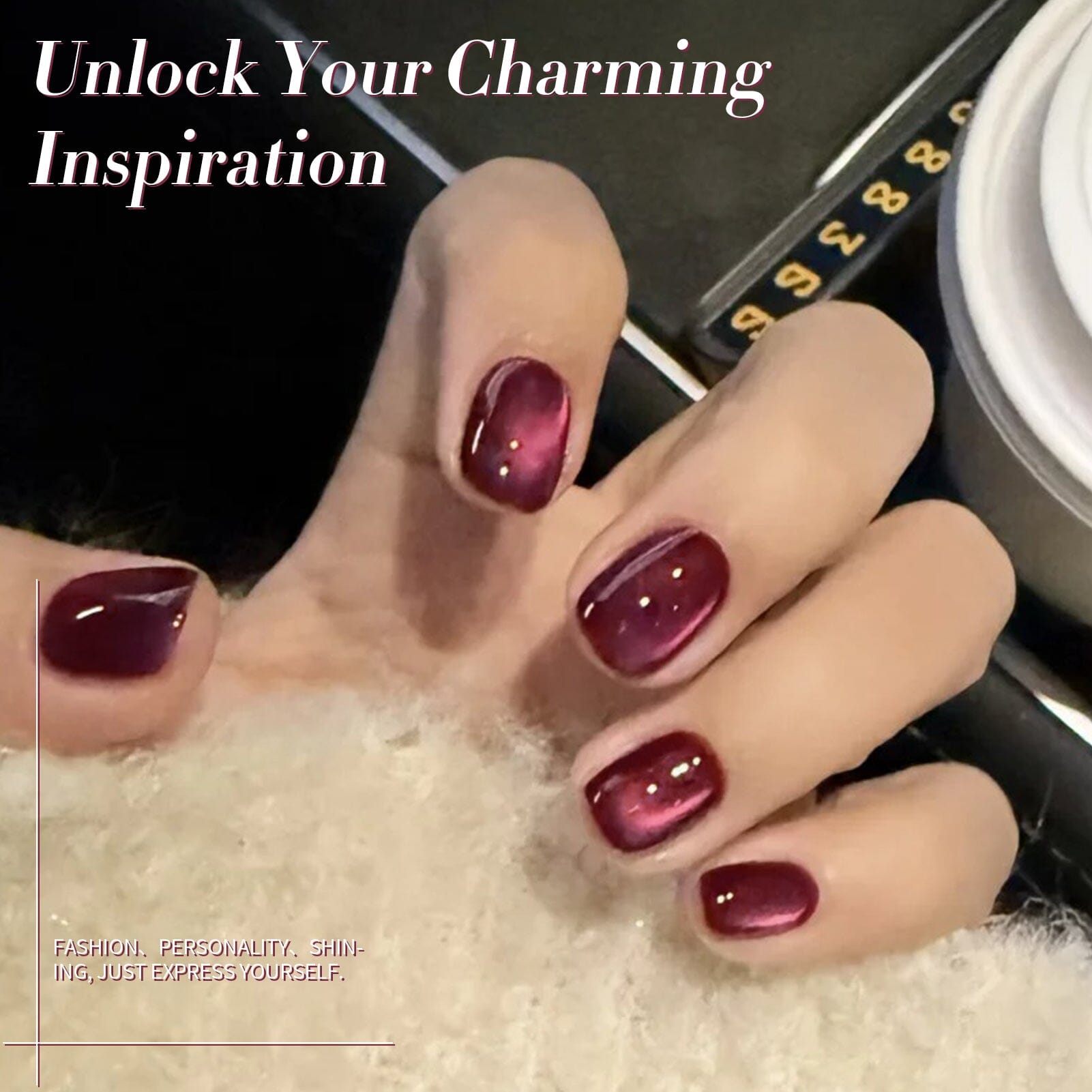 Red Water Light Cat Magnetic Gel Polish AW05 15ml Gel Nail Polish BORN PRETTY 