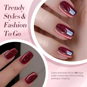 Red Water Light Cat Magnetic Gel Polish AW05 15ml Gel Nail Polish BORN PRETTY 