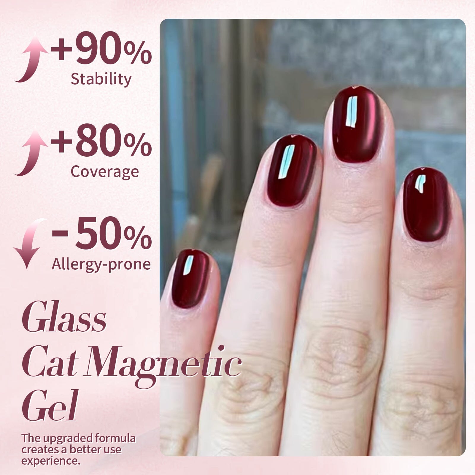 Red Water Light Cat Magnetic Gel Polish AW05 15ml Gel Nail Polish BORN PRETTY 
