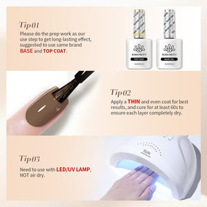 6 Colors Nude Brown Gel Polish Set S10 Coco Mousse 7ml Gel Nail Polish BORN PRETTY 