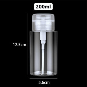 Pump Dispenser Refillerable Empty Bottle 200ml Tools & Accessories No Brand 