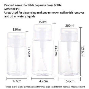Pump Dispenser Refillerable Empty Bottle 120ml Tools & Accessories No Brand 