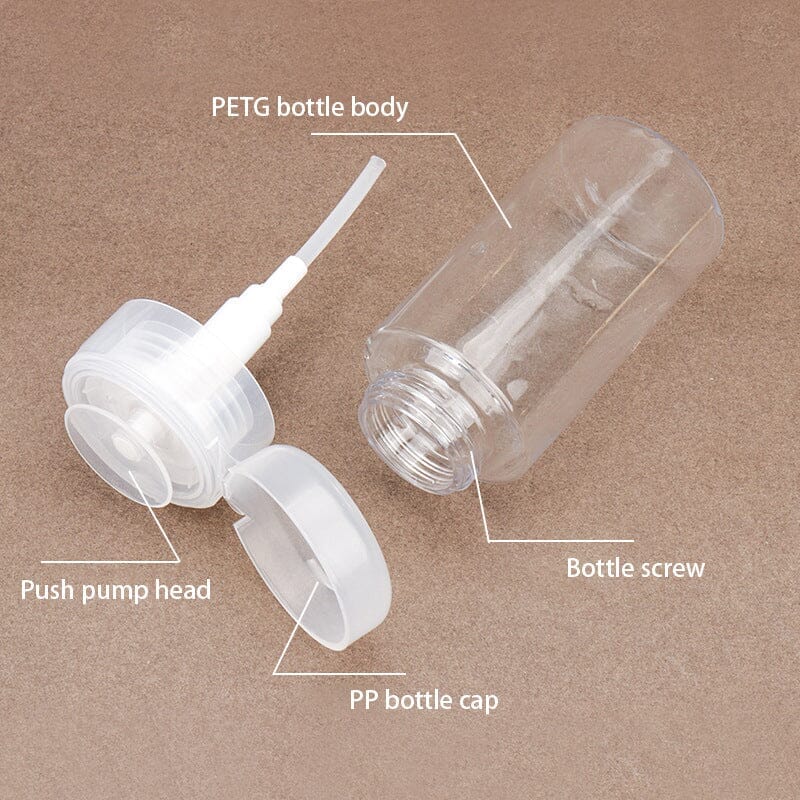 Pump Dispenser Refillerable Empty Bottle 200ml Tools & Accessories No Brand 