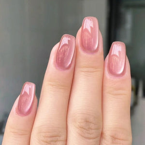 Pink Glass Cat Magnetic Gel Polish Freedom Land MY52 10ml Gel Nail Polish BORN PRETTY 