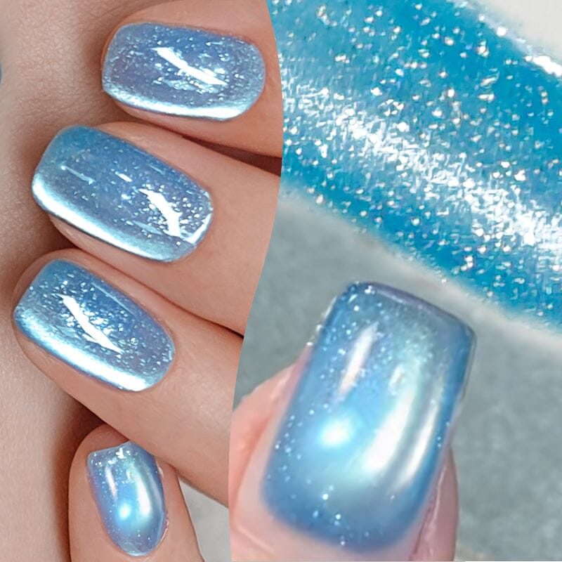 Glitter Cat Magnetic Gel Polish MY62 Mambo Ice 10ml Gel Nail Polish BORN PRETTY 