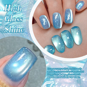 Glitter Cat Magnetic Gel Polish MY62 Mambo Ice 10ml Gel Nail Polish BORN PRETTY 