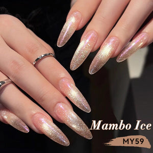 Glitter Cat Magnetic Gel Polish Mambo Ice 10ml Gel Nail Polish BORN PRETTY MY59 
