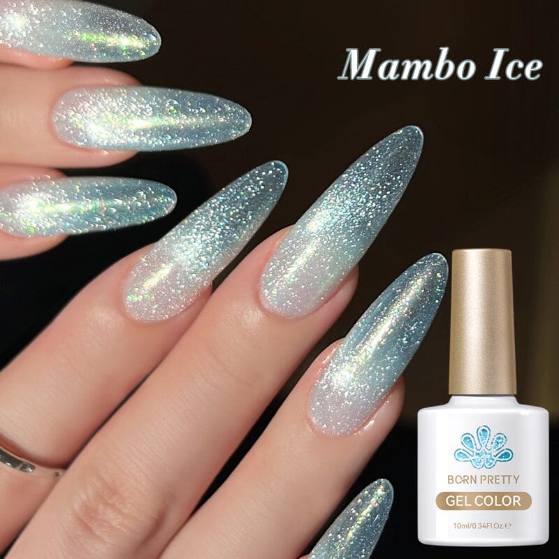 Glitter Cat Magnetic Gel Polish Mambo Ice 10ml Gel Nail Polish BORN PRETTY 
