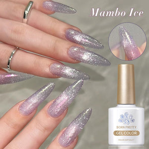 Glitter Cat Magnetic Gel Polish Mambo Ice 10ml Gel Nail Polish BORN PRETTY 