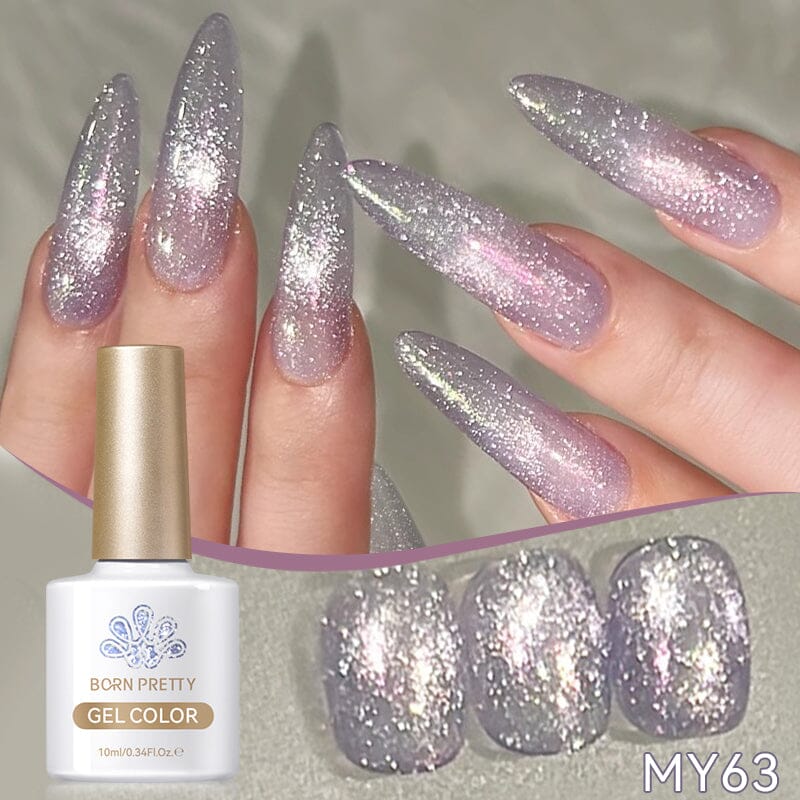 Glitter Cat Magnetic Gel Polish Mambo Ice 10ml Gel Nail Polish BORN PRETTY 