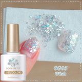 Glitter Sequins Gel Polish SG05-SG16 10ml Gel Nail Polish BORN PRETTY SG05 Wish 