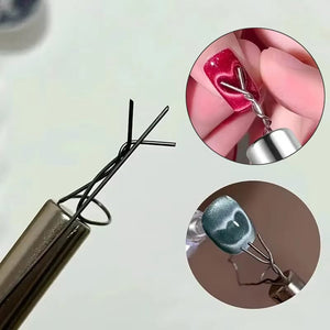 Round Cat Magnetic Stick with 5pcs Flexible Iron Wire Tools & Accessories No Brand 
