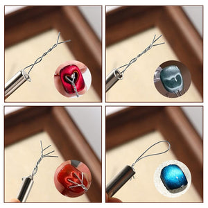 Round Cat Magnetic Stick with 5pcs Flexible Iron Wire Tools & Accessories No Brand 