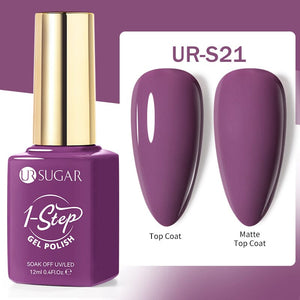 1 Step Gel Polish 12ml Gel Nail Polish UR SUGAR UR-S21 