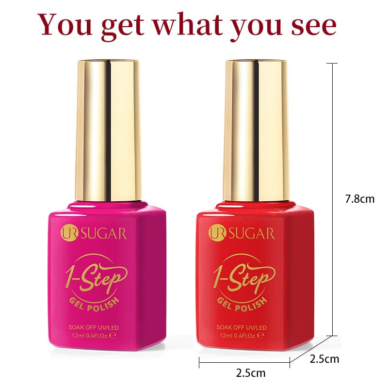 1 Step Gel Polish 12ml Gel Nail Polish UR SUGAR 