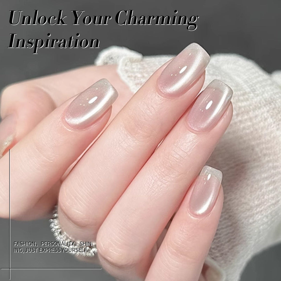 White Water Light Cat Magnetic Gel Polish MY02 First Love 15ml Gel Nail Polish BORN PRETTY 