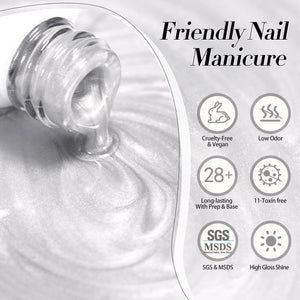 White Water Light Cat Magnetic Gel Polish MY02 First Love 15ml Gel Nail Polish BORN PRETTY 