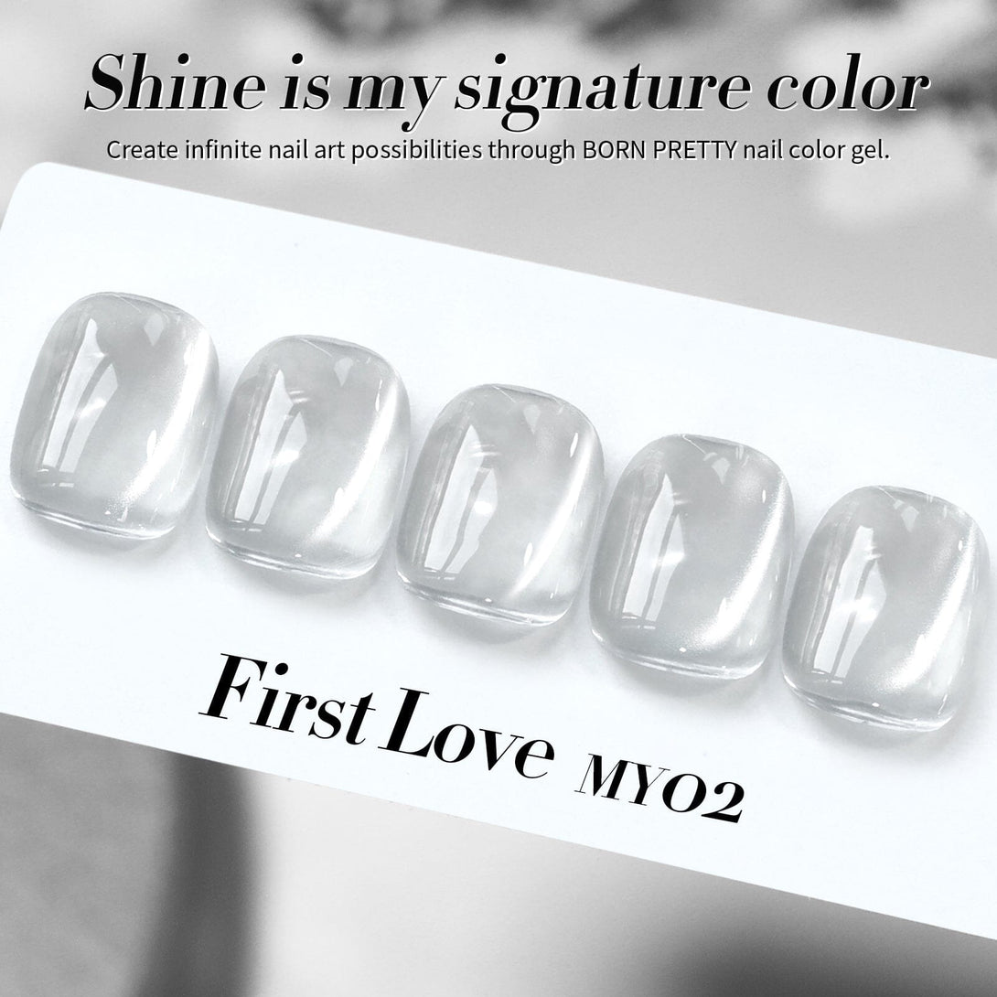 White Water Light Cat Magnetic Gel Polish MY02 First Love 15ml Gel Nail Polish BORN PRETTY 