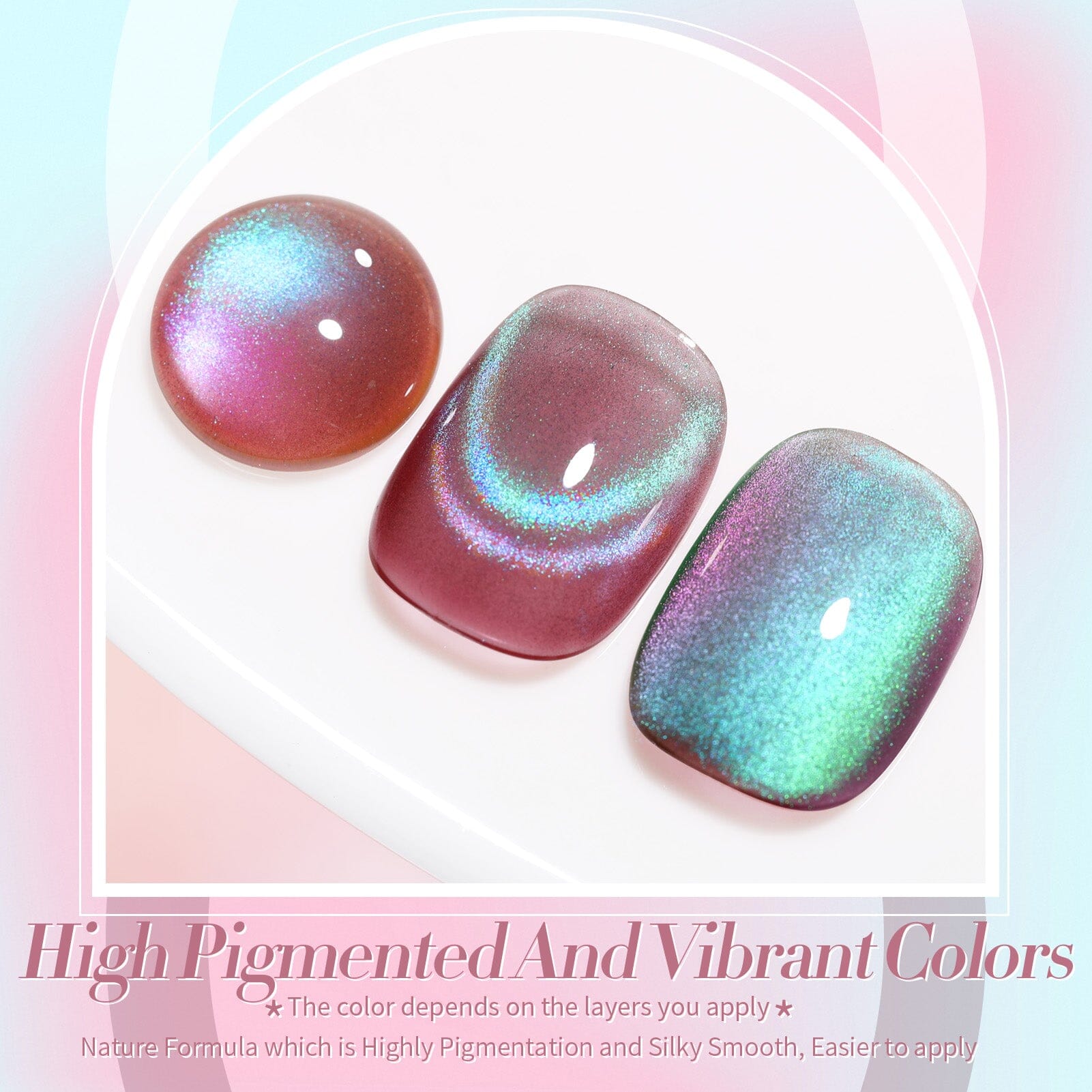 Brown Green Cat Magnetic Gel Polish MY135 Firefly 15ml Gel Nail Polish BORN PRETTY 