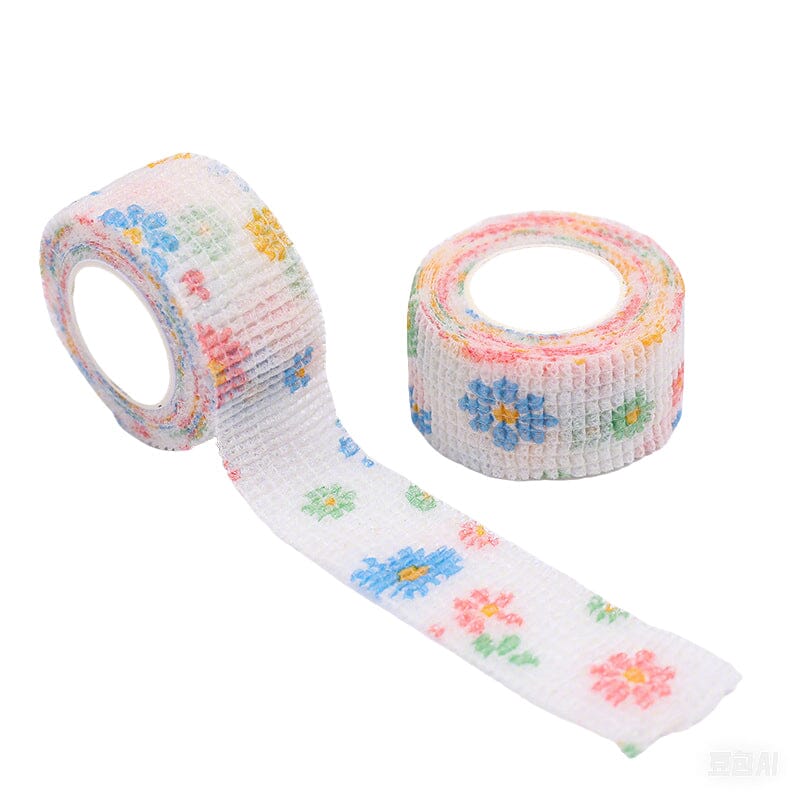 Multicolor Flowers Nail Finger Protection Bandage #01 Tools & Accessories No Brand 