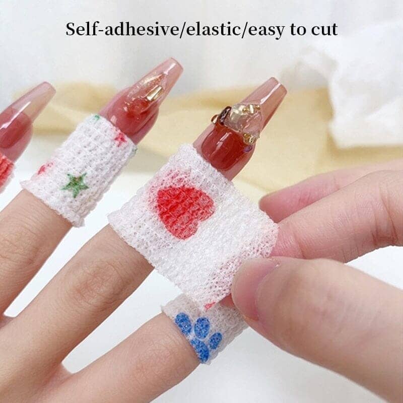 Red Cherry Nail Finger Protection Bandage #07 Tools & Accessories No Brand 