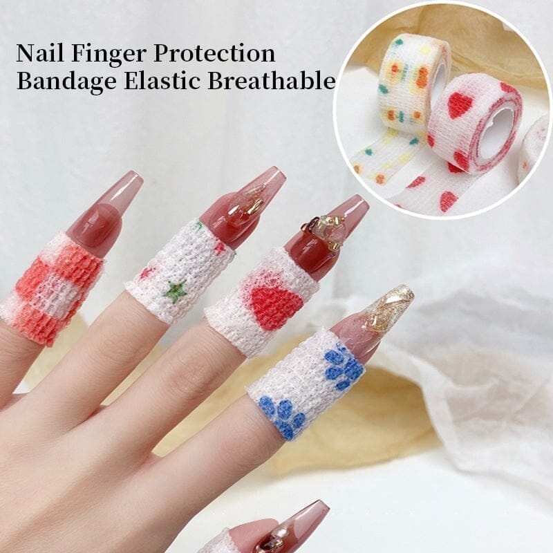 Yellow Lemon Nail Finger Protection Bandage #04 Tools & Accessories No Brand 