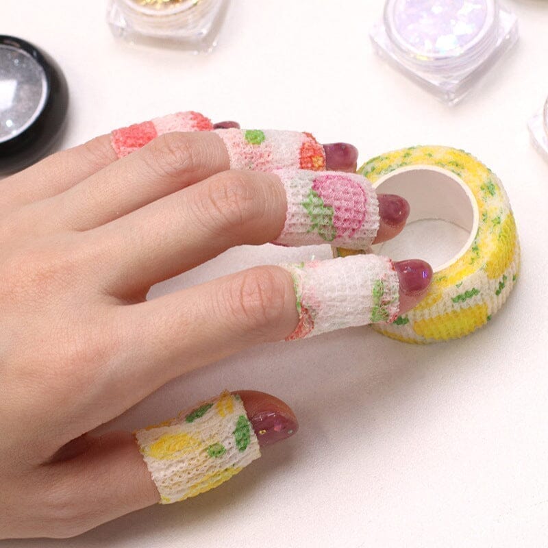Pink Peach Nail Finger Protection Bandage #06 Tools & Accessories No Brand 