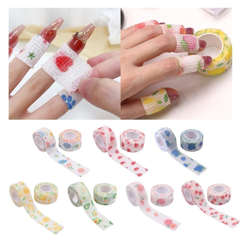 Yellow Lemon Nail Finger Protection Bandage #04 Tools & Accessories No Brand 