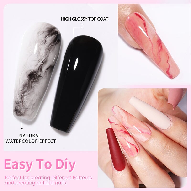 6 in 1 Nail Glue Gel Polish 15ml Base & Top Coat BORN PRETTY 