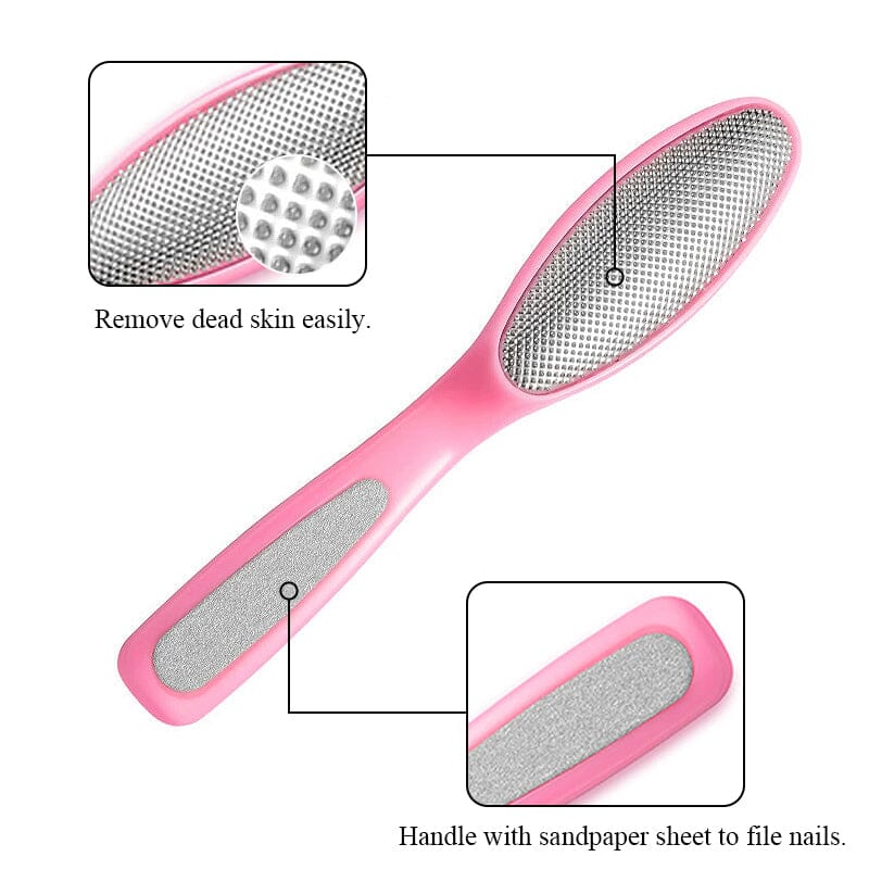 2 in 1 Foot File Pedicure Dead Skin Remover (Random Color) Tools & Accessories No Brand 