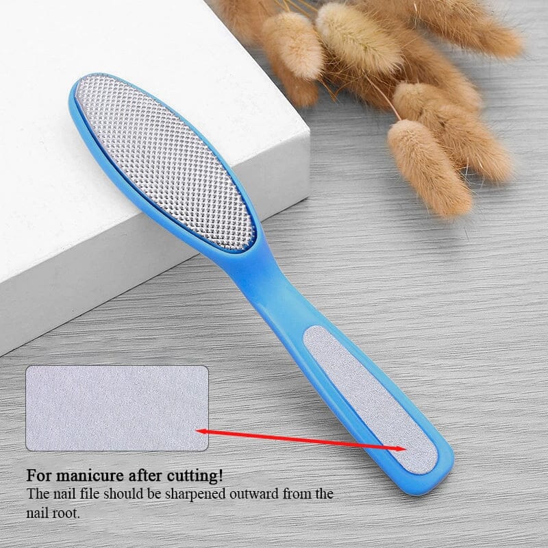 2 in 1 Foot File Pedicure Dead Skin Remover (Random Color) Tools & Accessories No Brand 