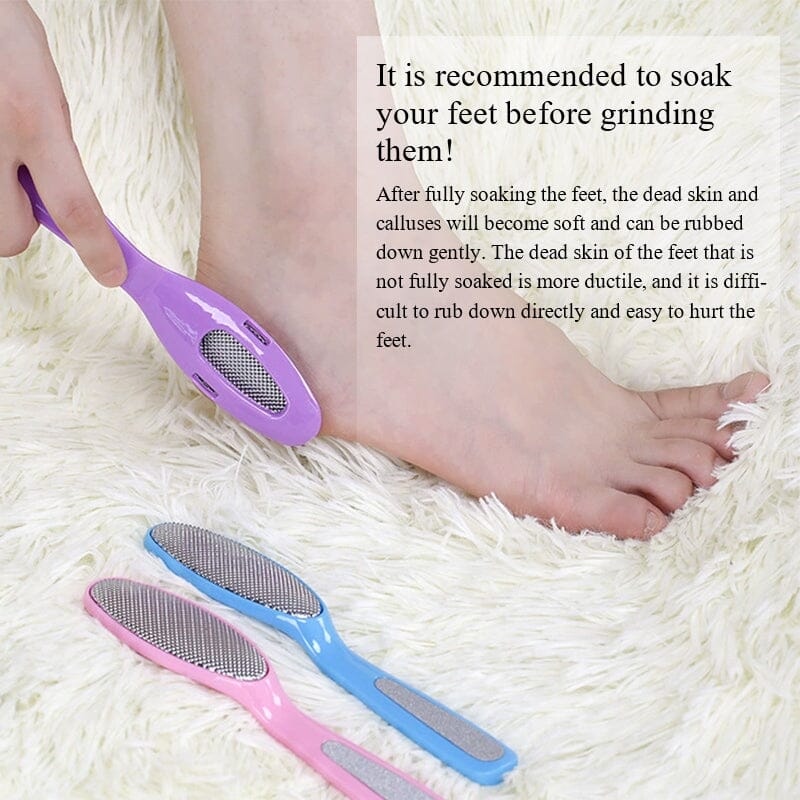 2 in 1 Foot File Pedicure Dead Skin Remover (Random Color) Tools & Accessories No Brand 
