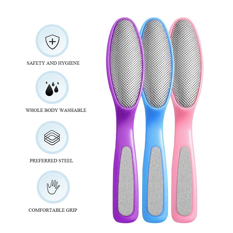 2 in 1 Foot File Pedicure Dead Skin Remover (Random Color) Tools & Accessories No Brand 