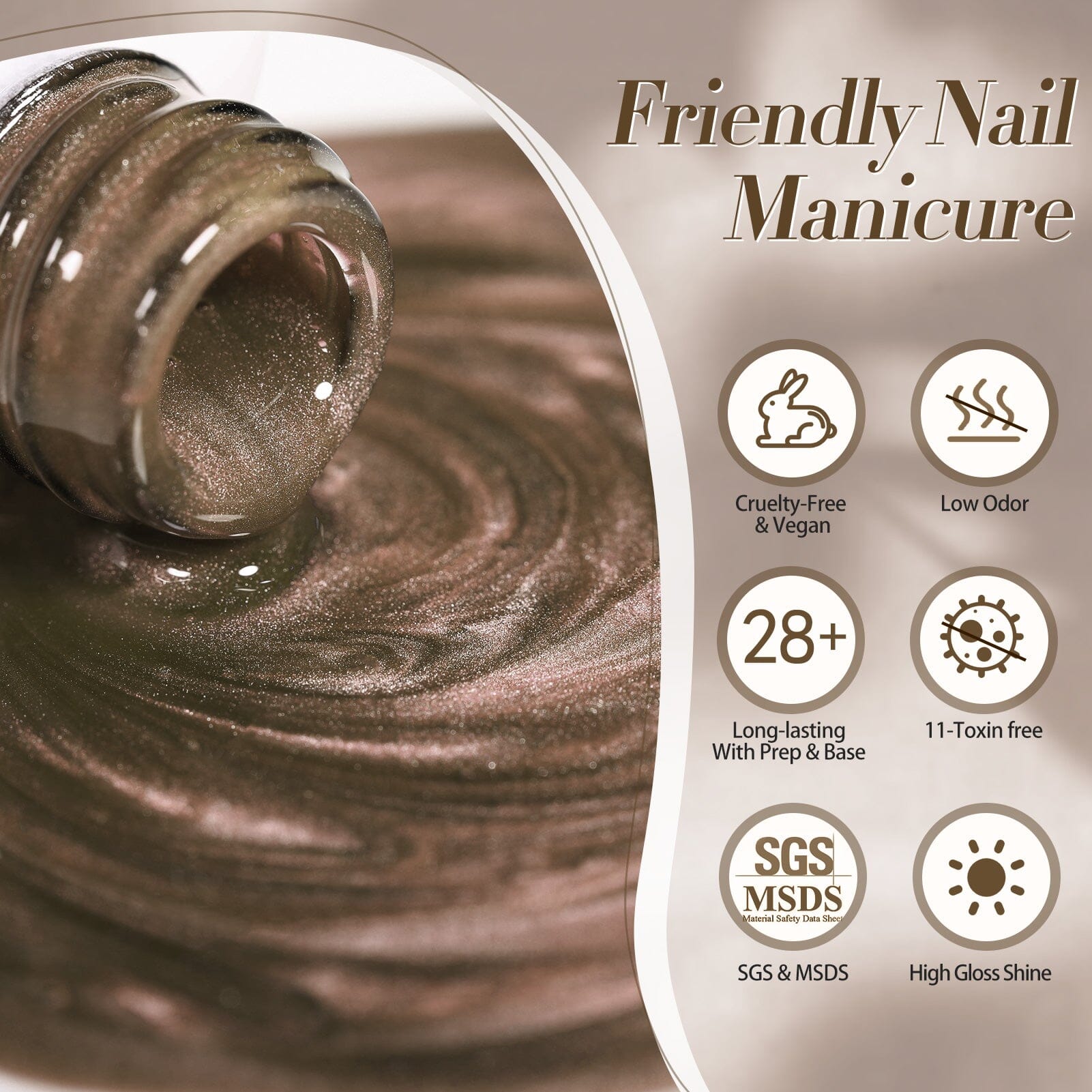 6 Colors Dark Glass Cat Magnetic Gel Polish Set M42 Sauvage 7ml Gel Nail Polish BORN PRETTY 