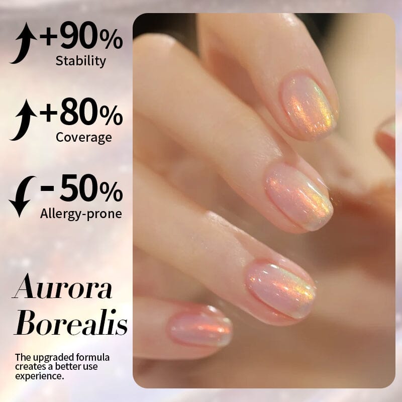 Yellow Aurora Gel Polish JG01 Aurora Borealis 10ml Gel Nail Polish BORN PRETTY 