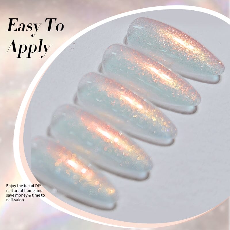Yellow Aurora Gel Polish JG01 Aurora Borealis 10ml Gel Nail Polish BORN PRETTY 