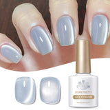 Blue Moonlight Cat Magnetic Gel Polish MY129 Haze Blue 10ml Gel Nail Polish BORN PRETTY 