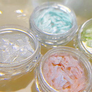 Irregular Natural Shell Pieces 3D Nail Decorations Nail Decoration No Brand 