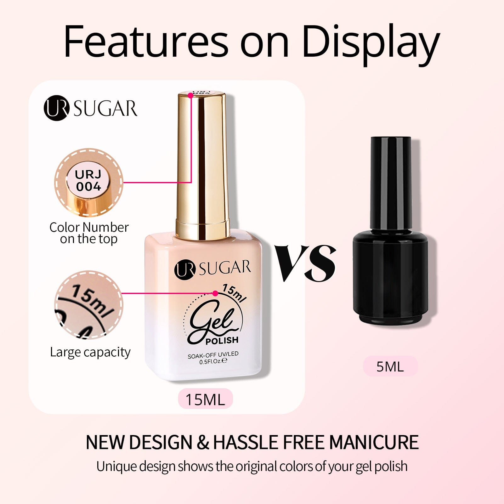 4 Colors Jelly Gel Set #2 Sheer Petal 15ml Gel Nail Polish UR SUGAR 