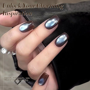 Brown Colored Cat Magnetic Gel Polish MY247 Mint Chocolate 15ml Gel Nail Polish BORN PRETTY 