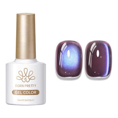 Colored Cat Magnetic Gel MY268 Indigo Eggplant 10ml Gel Nail Polish BORN PRETTY 