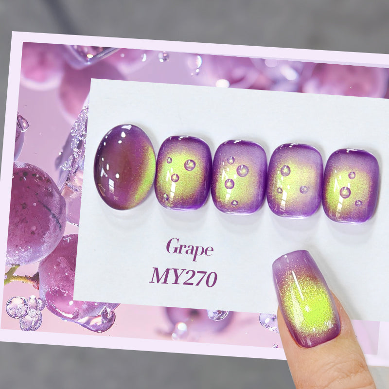 Purple Colored Cat Magnetic Gel Polish MY270 Honey Trap 10ml Gel Nail Polish BORN PRETTY 