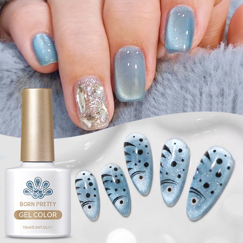 Colored Cat Magnetic Gel Polish MY246 Crescent Bay 10ml Gel Nail Polish BORN PRETTY 