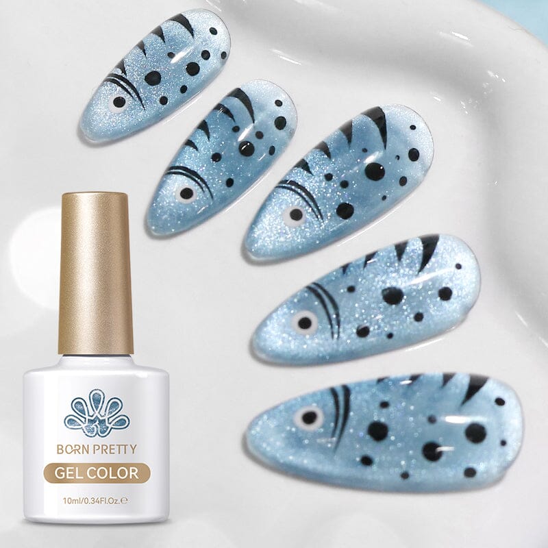 Colored Cat Magnetic Gel Polish MY246 Crescent Bay 10ml Gel Nail Polish BORN PRETTY 
