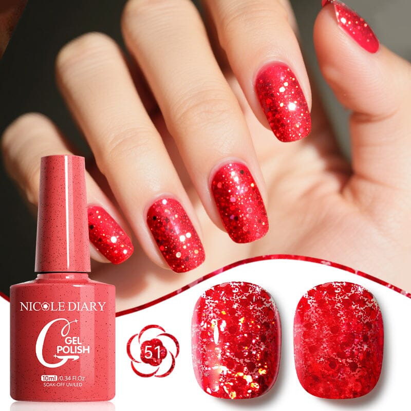 Color Gel Polish #51 10ml Clearance NICOLE DIARY 