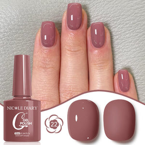 Color Gel Polish 10ml Gel Nail Polish NICOLE DIARY 22 