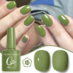 Color Gel Polish 10ml Gel Nail Polish NICOLE DIARY 43 