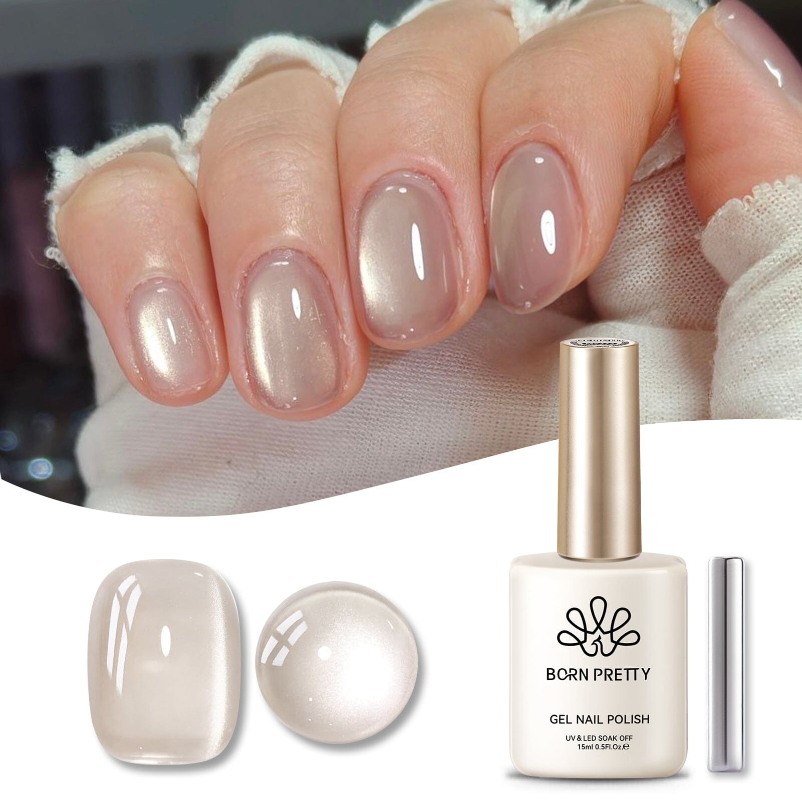 Moonlight Cat Magnetic Gel Polish MY272 Delight 15ml Gel Nail Polish BORN PRETTY 